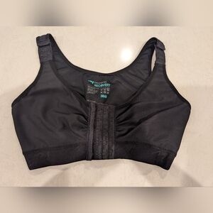 Marena Recovery Black Post-Surgical Bra Size 38 40